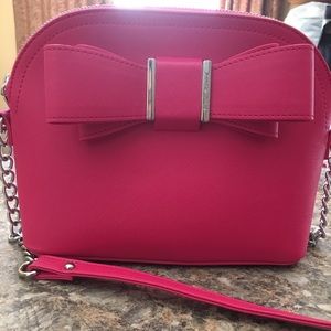 Betsy Johnson cross body dome satchel purse